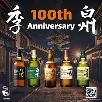 Các sản phẩm kỷ niệm 100 năm thành lập công ty đồ uống huyền thoại Nhật Bản: Suntory